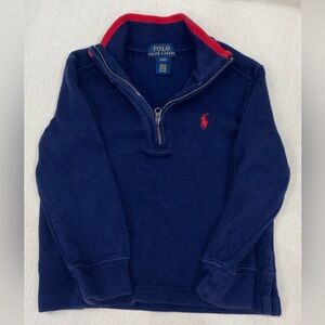 Polo Ralph Lauren Navy Half-Zip Sweater 3T